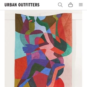 Ines Longevial Abstract Art Tapestry